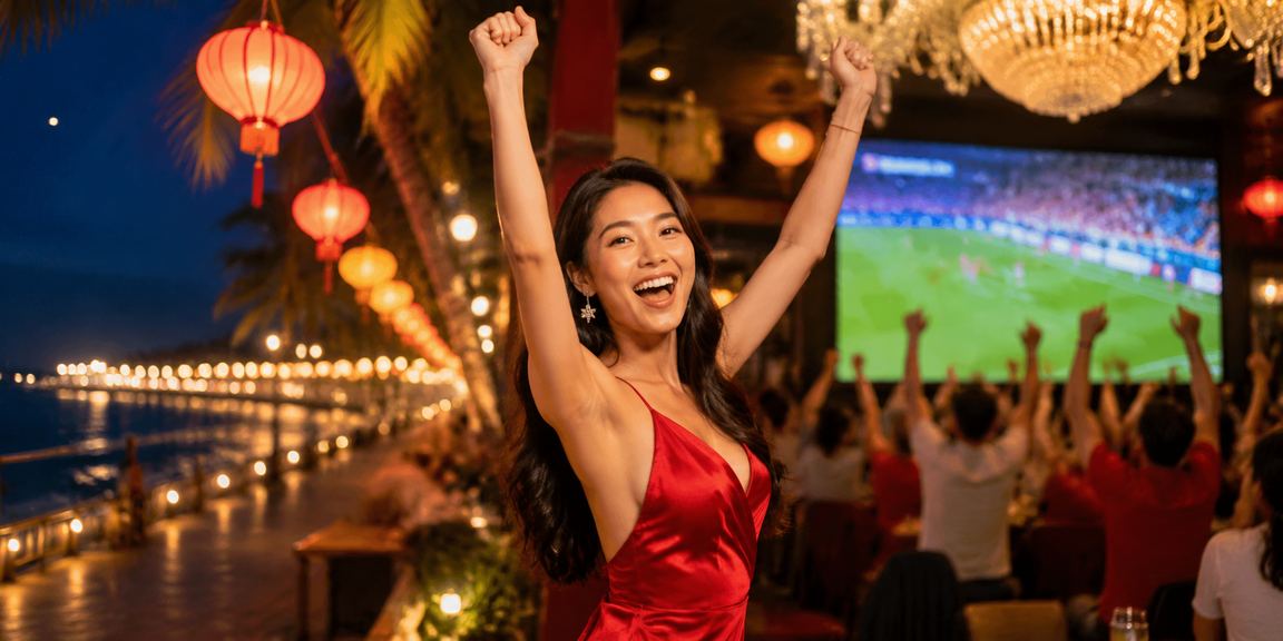 Không khí lễ hội giải trí và jackpot tại khu phố đêm Mũi Né Việt Nam